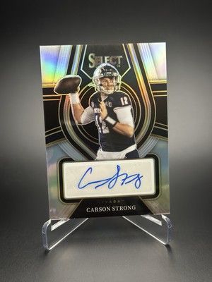 2022 Panini Select Draft Picks - Rookie AUTO Carson Strong NEVADA WOLFPACK