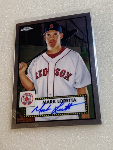 Mark Loretta 2021 Topps Chrome Platinum Anniversary Auto #PA-ML - Picture 3 of 4
