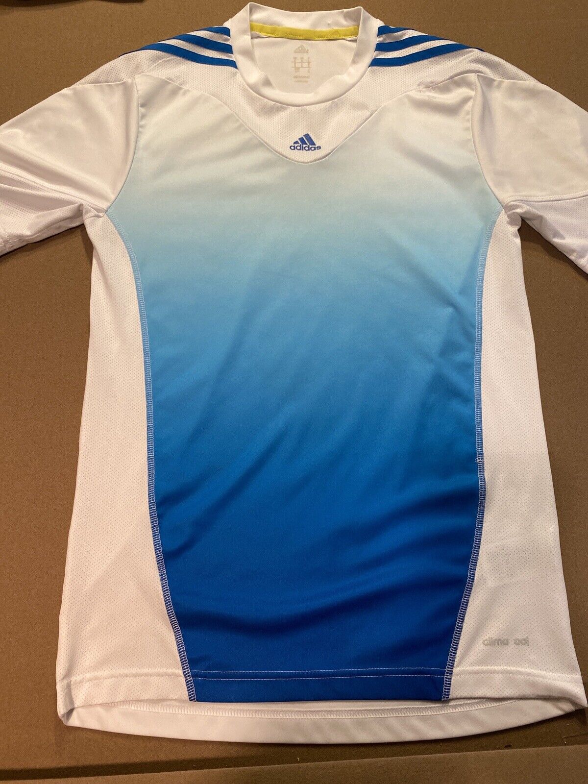 Bestuiver idioom fluit Adidas Predator ClimaCool Shirt Men Size Small White Soccer Athletic Jersey  Vtg | eBay