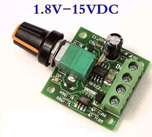 DC 1.8V 3V 5V 6V 2A Motor Speed Switch Controller PWM 1803BK+self-recovery Fuse