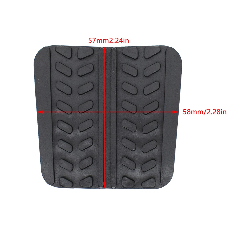 2Pcs Brake Clutch Pedal Pads Cover For Mazda RX-7 323 626 929 B-Series MPV RX-7 - Image 2 of 4