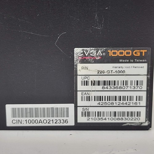 Evga 1000w Gold Fully modular ATX 1000 W desktop power supply 220-GT-1000 - Bild 8 von 9