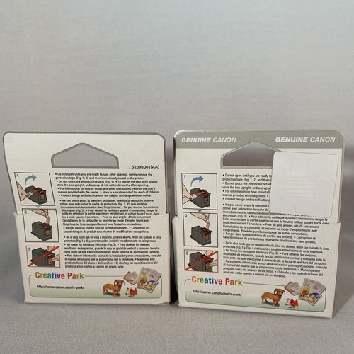 Lot of 2 NEW & SEALED Canon 241 & 241XL Color Ink Cartridges, Pixma High-Yield - Picture 3 of 5