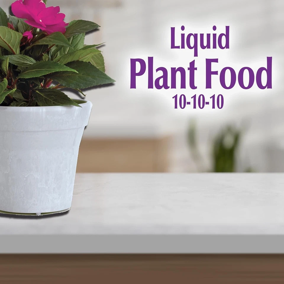 Alimento líquido para plantas de interior Bonide 10-10-10 8 fl oz (236,6 ml) Foto 2 de 4