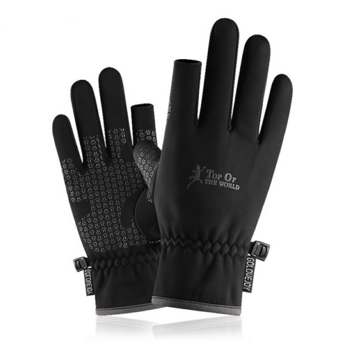 Men Women Winter Gloves Warm Windproof Waterproof Anti-slip Touch Screen Running - 第 1/6 張圖片