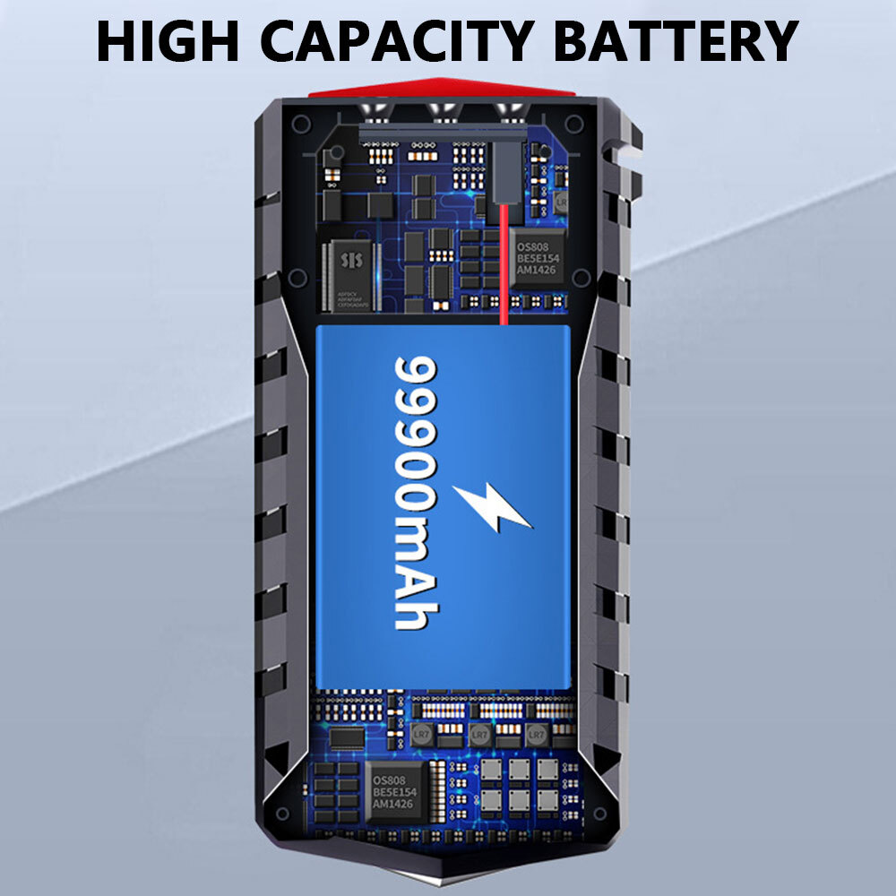 99900mAh Car Jump Starter Pack Booster Battery Charger Emergency Power