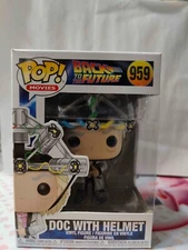 Funko Pop! Movies Vinyl Figure: Back to The Future - Doc with Helmet #959 in box