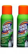HFOTD Spot Shot Pet Instant Carpet Stain Odor Eliminator Spray, 14.oz 2PK