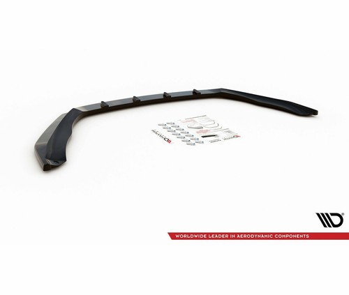 Alerón CUP NEGRO para Skoda Octavia III RS alerón delantero espada spoiler V4 - Imagen 8 de 10