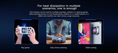RedMagic 5Pro Magnetic Phone Cooler RGB Clip Bracket Radiator Cooling Gaming AU - Foto 2 di 18