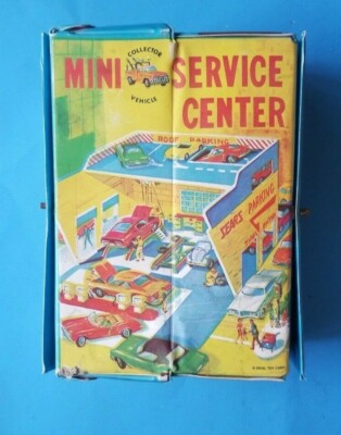 Rare Vintage 1966 Ideal Toy Lesney Matchbox SEARS Mini Service Center Car Case 