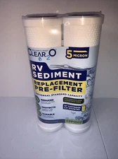 Home RV Sediment Pre Filter Water 5 Micron CPP1002 10” Cartridge 2 pack 