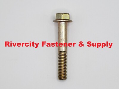 M8-1.25x50 JIS Flange Bolts / Screws 8mm x 50mm Steel J.I.S. M8x1.25x50 ZY PT