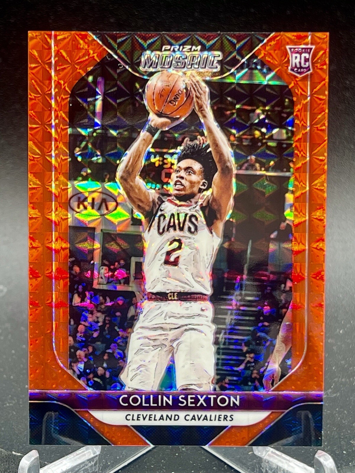 2018-19 Panini Prizm Mosaic Orange /99 Collin Sexton #13 Rookie RC
