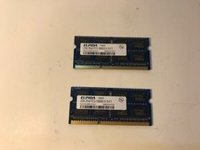 RAM 2x 2GB ELPIDA 2Rx 8 PC3-10600S-9-10-F1 TOTALE 4 GB SO-DIMM