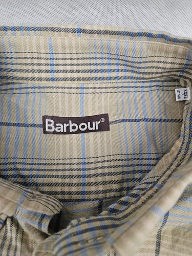 Barbour Long Sleeve Button Up Striped Shirt Mens 3XL - Picture 7 of 8