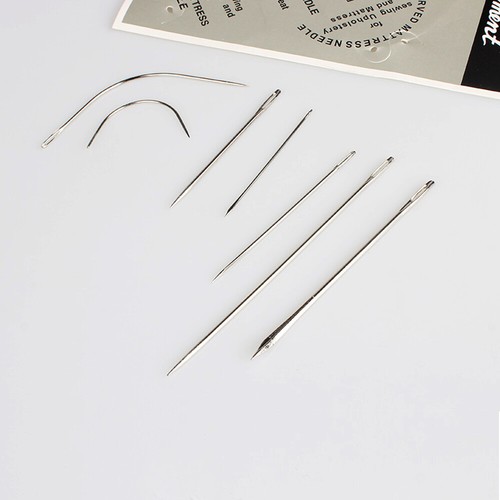 7x Repair Sewing Needles Kit Upholstery Carpet Canvas Leather Curved DIY - Picture 6 of 12