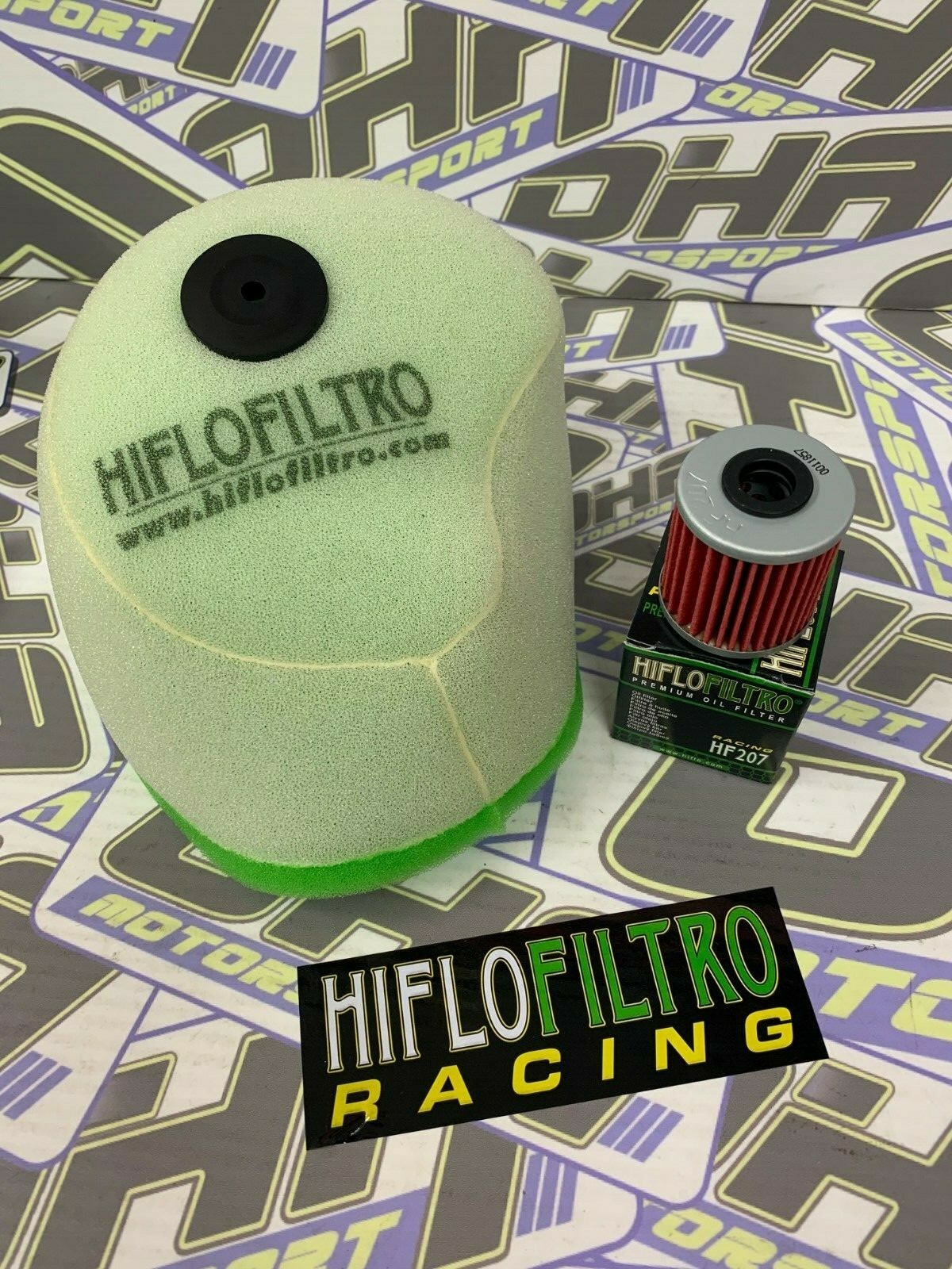 HIFLO Oil Filter & Air Filter Service Kit for Kawasaki KX250F KXF250