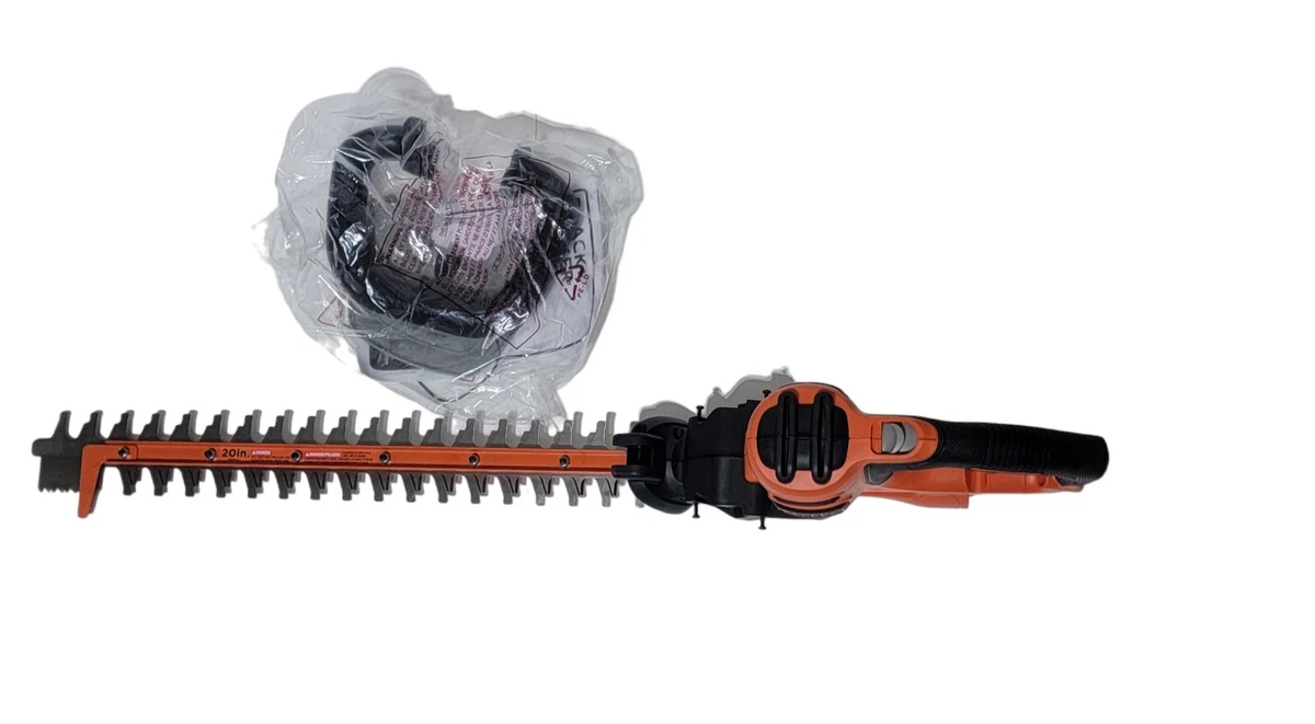 Black Decker 20 in. 3.8A Corded Electric Hedge Trimmer with Saw Blade BEHTS300