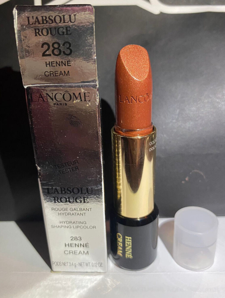 Lancome L'Absolu Rouge Lipstick 283 HENNE Cream Clearcap