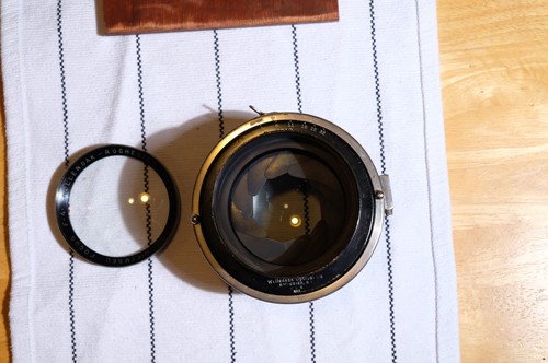 Wollensak Verito F4 11 1/2 inch soft diffused focus lens with studio shutter - Picture 10 of 16