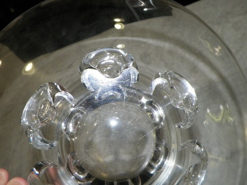 STEUBEN KUNST GLAS KLAR MITTELSTÜCK SCHALE 12 1/2" QUER - Bild 8 von 12