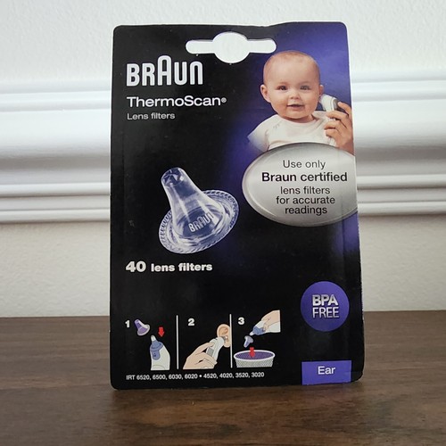 Braun - ThermoScan Ear Thermometer Lens Filters 40 PACK Covers | Genuine