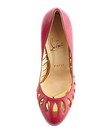 100% AUTH NEW WOMEN LOUBOUTIN GRIFFITA 140 CYCLAMEN PUMPS/HEEL US 10.5 — photo 3