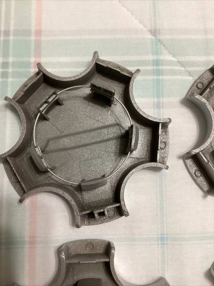 Conjunto de 4 tampas centrais OEM para 1996-1998 Acura TL 71777 prata repintada - Imagem 4 de 4