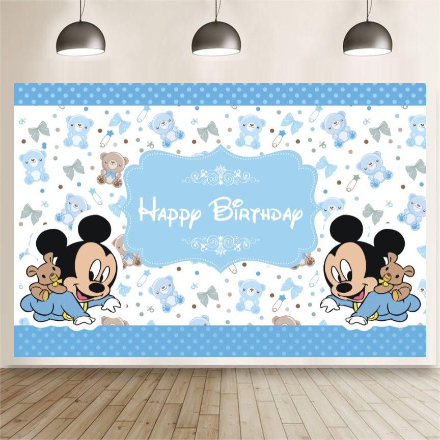 Baby Mickey Mouse 1st Birthday Wallpaper