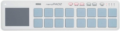 KORG nanoPAD2 Slim-Line USB MIDI Pads White KRNANOP2W