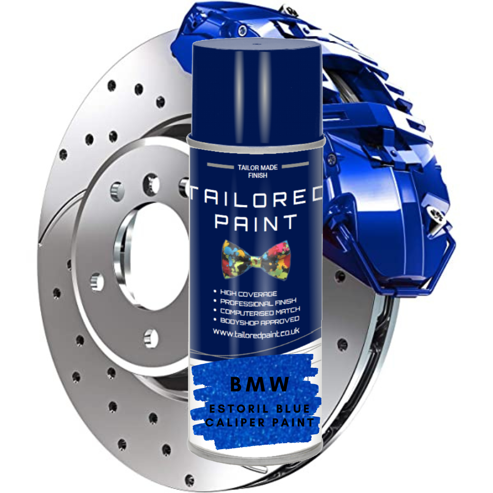 X2 BMW Estoril Blue MSport BREMBO Heat Resistant Aerosol Spray Caliper
