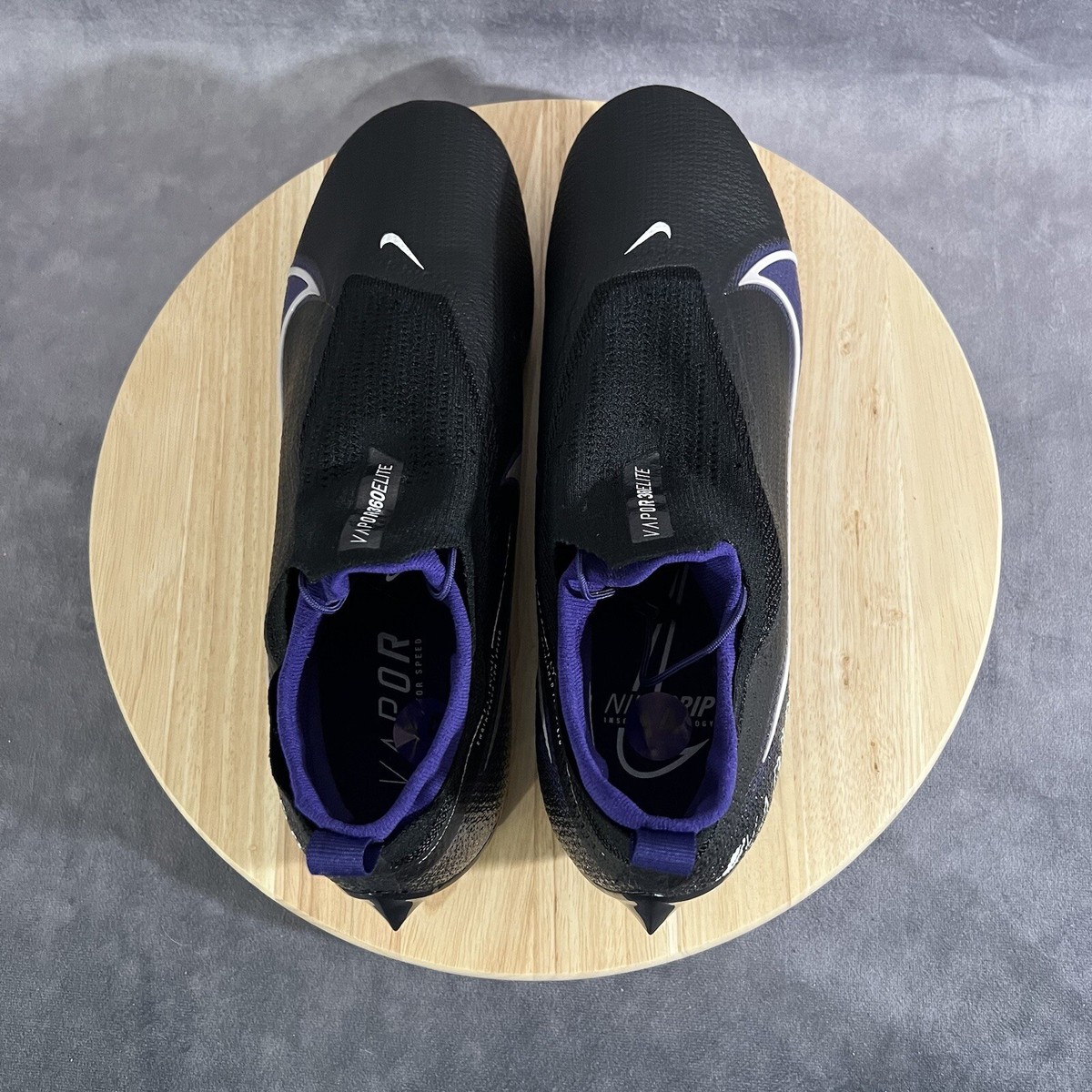 Nike Vapor Edge Elite 360 FK Mens 14 Black Football Cleat  display picture 1