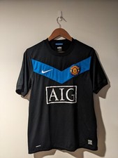 Manchester United 2009 2010 Black Small Futbol Soccer Jersey