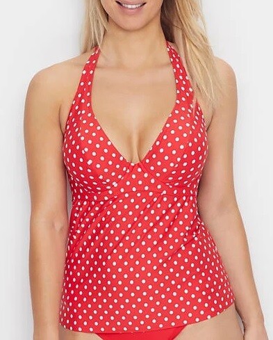 Sunsets SCARLET DOT Muse Underwire Tankini Swim Top, US 34D/36C  194387063816 | eBay