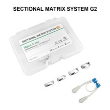 Dental Sectional Matrices Matrix Refills Bands Contoured Clip Rings Clamp Kit