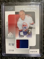 2000-01 SP Game Used Gordie Howe Tools Of The Game 2 CLR Patch #P-GH #/50