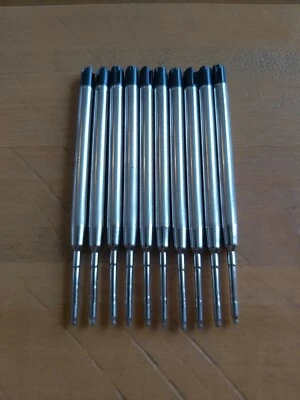 Black Parker Compatible G2 Ink Refill X 10. Biro retractable pen. 0.7mm medium