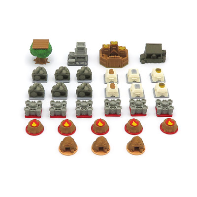 UPGRADE KIT FOR THE MARAUDER EXPANSION, HIRELINGS AND LANDMARKS - ROOT - 30 PCS