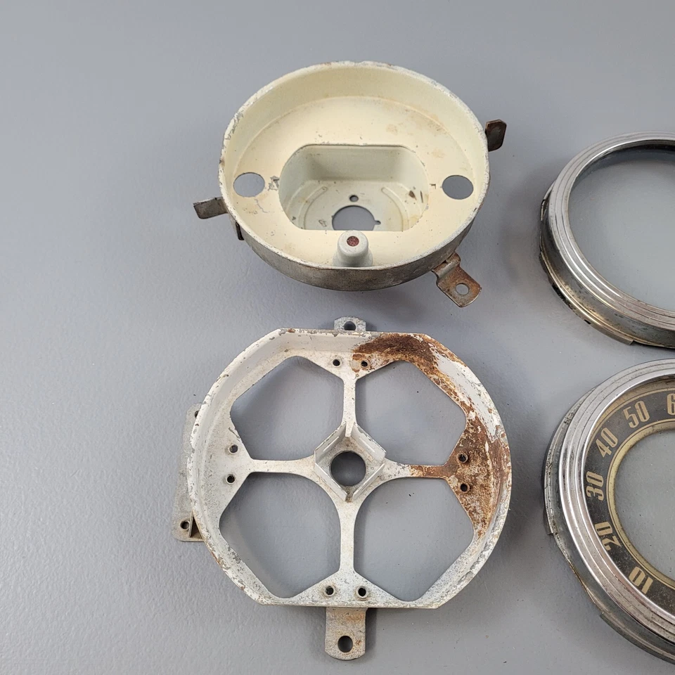 Lote de 5 anéis de moldura vintage Ford Chevy Dodge Rat Rod - Imagem 3 de 4