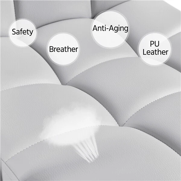 Juego de 2 taburetes de bar con reposabrazos, taburetes giratorios de cuero PU para cocina, bar en casa Foto 2 de 4