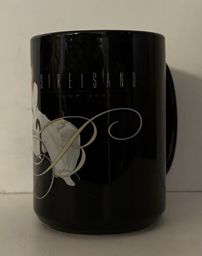 Tazza Tazza Tour Barbara Streisand 2006 - Ceramica Nera con "B" sopra Ms Streisand - Foto 10 di 14