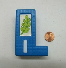 Vintage Sesame Street Letter L Jim Henson Tyco 3" Textured Alphabet Replacement