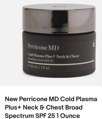 NEW Perricone MD Cold Plasma Plus+ Neck & Chest Broad Spectrum SPF 25 AUTHENTIC*