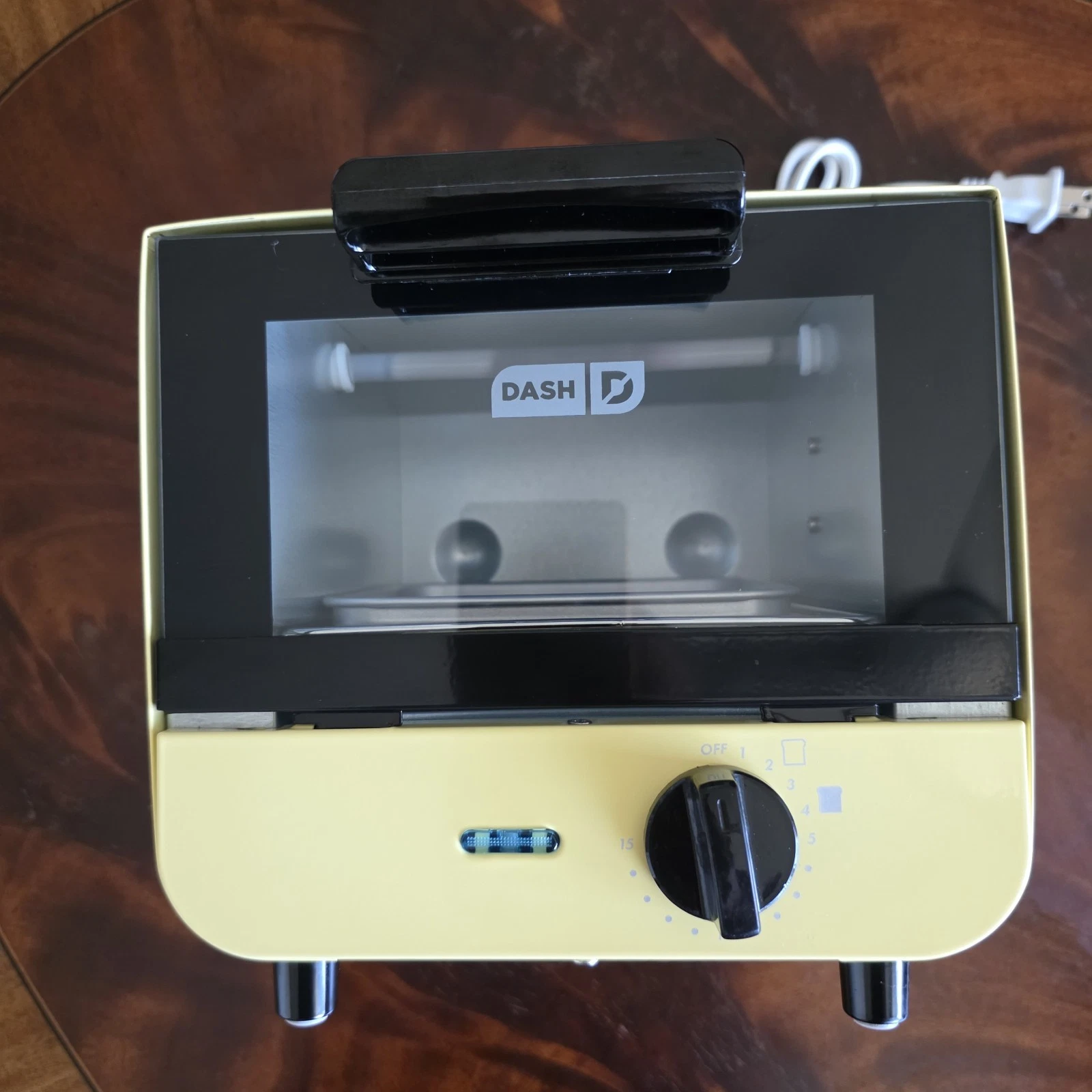 Dash Mini Toaster Oven Yellow Bread, Bagels, Cookies, Pizza, Paninis