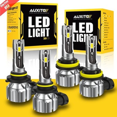 9005 H11 LED Headlight Bulb Conversion Kit High Low Beam Lamp 6500K Super White