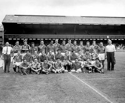 Rugby Union Old Photo Combined Team Group Of Harlequins And Romania 1955