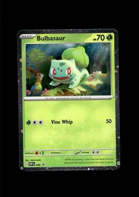 SV: Scarlet & Violet Promo Cards #046 Bulbasaur Cosmo Holo Swirl