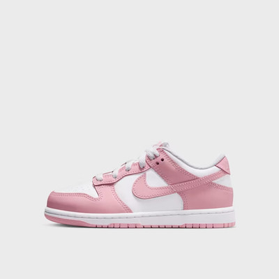 Nike Dunk Low Sneaker Mädchen FB9108 125 TD Rosa Weiß Niedrig