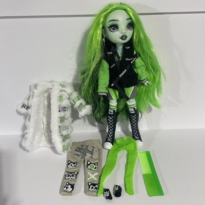 Rainbow High Vision Shadow High Neon Green Harley Limestone Doll Accessories Lot